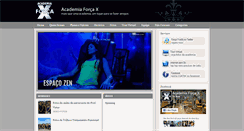 Desktop Screenshot of academiaforcax.com.br